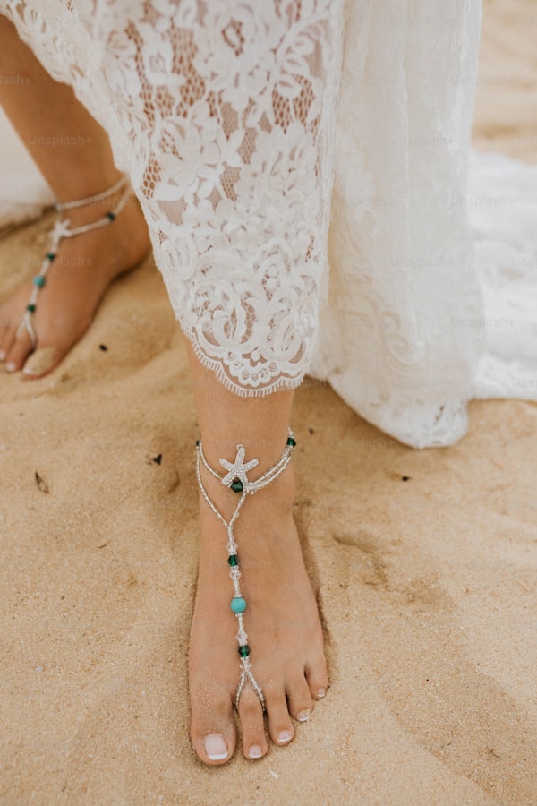 Elevate Your Bridal Style: Discover the Allure of Lace Ankle Cuffs for Brides